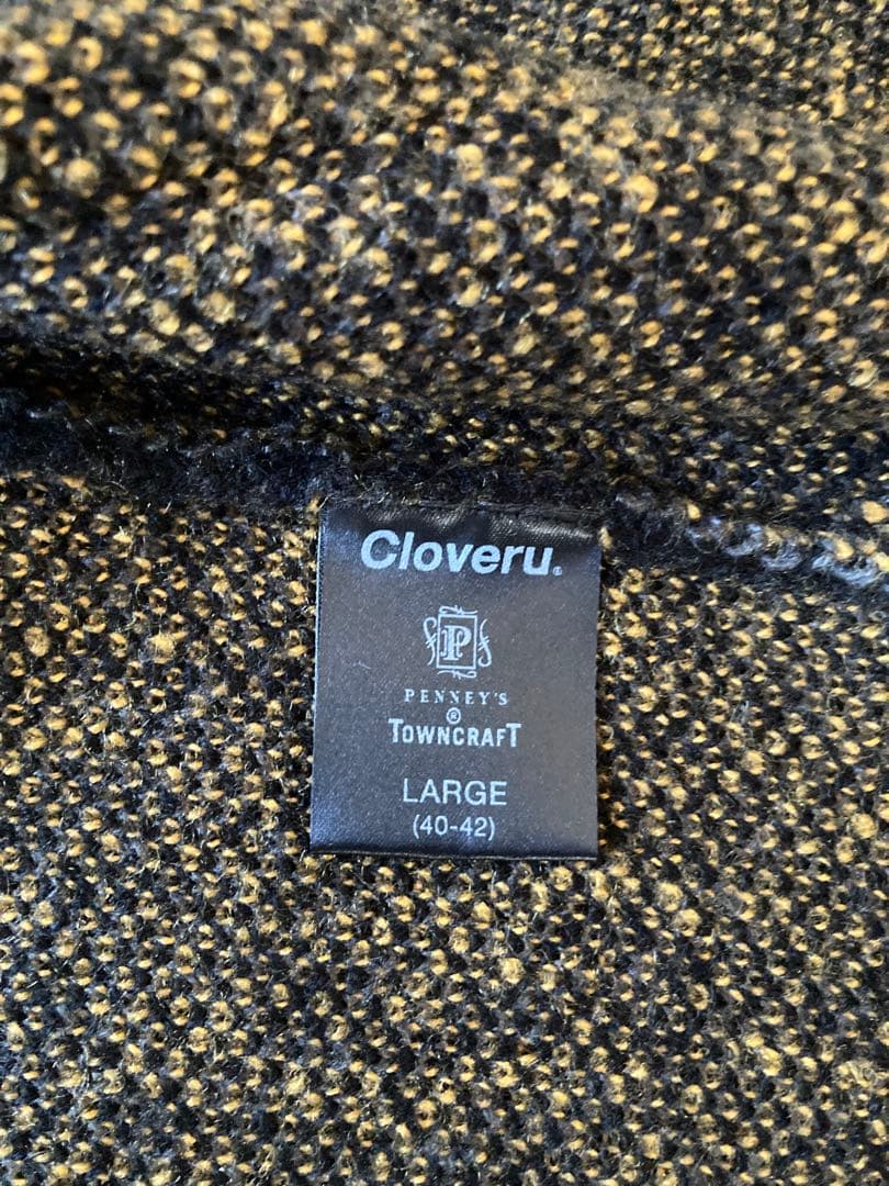 【Cloveru】タウンクラフト 60sタイガーシャギージャガード カーディガン