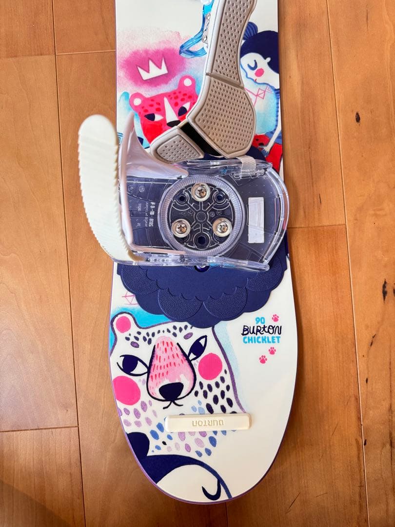 バートン チクレット グロム スノーボード セット キッズ ガールズ