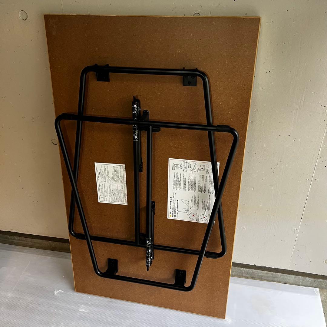 美品★無印 木製折りたたみテーブル オーク材突板　幅１２０ｃｍ