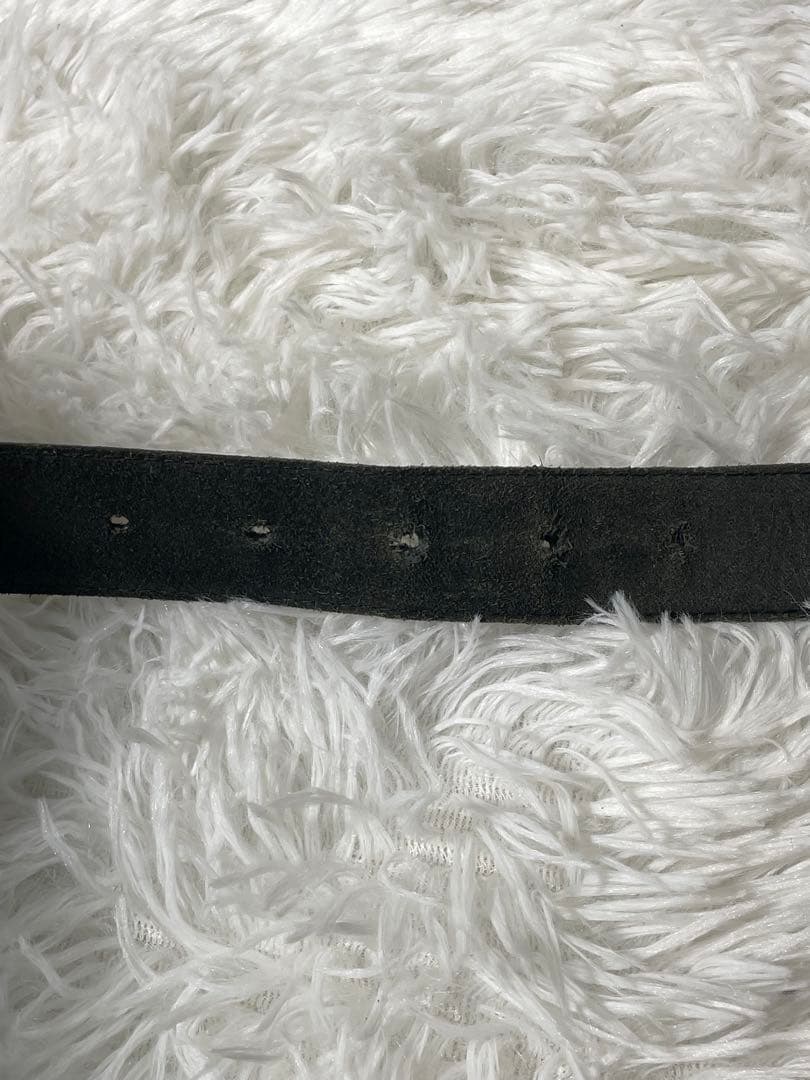 VERSACE ヴェルサーチ 本革　レザーベルト メデューサ ブラック