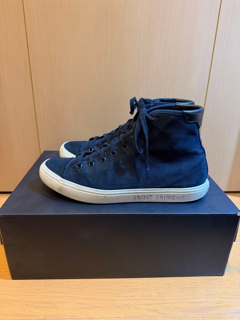 SAINT LAURENT ハイカットお靴　BLK キャンバス
