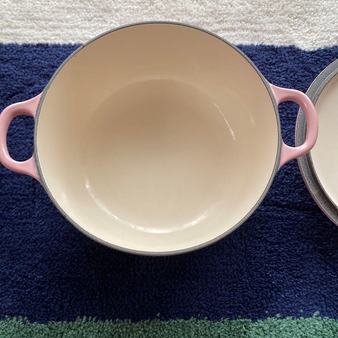 LE CREUSET 両手鍋 20cm ピンク