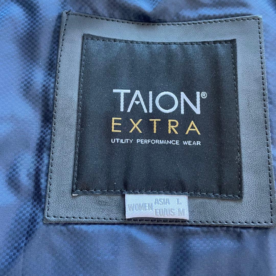 新品未使用TAION タイオンエクストラ ダウンジャケット3way ネイビー L