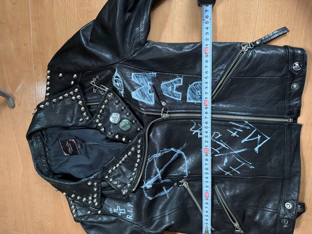 パンクジャケット　スタッズ　ロック