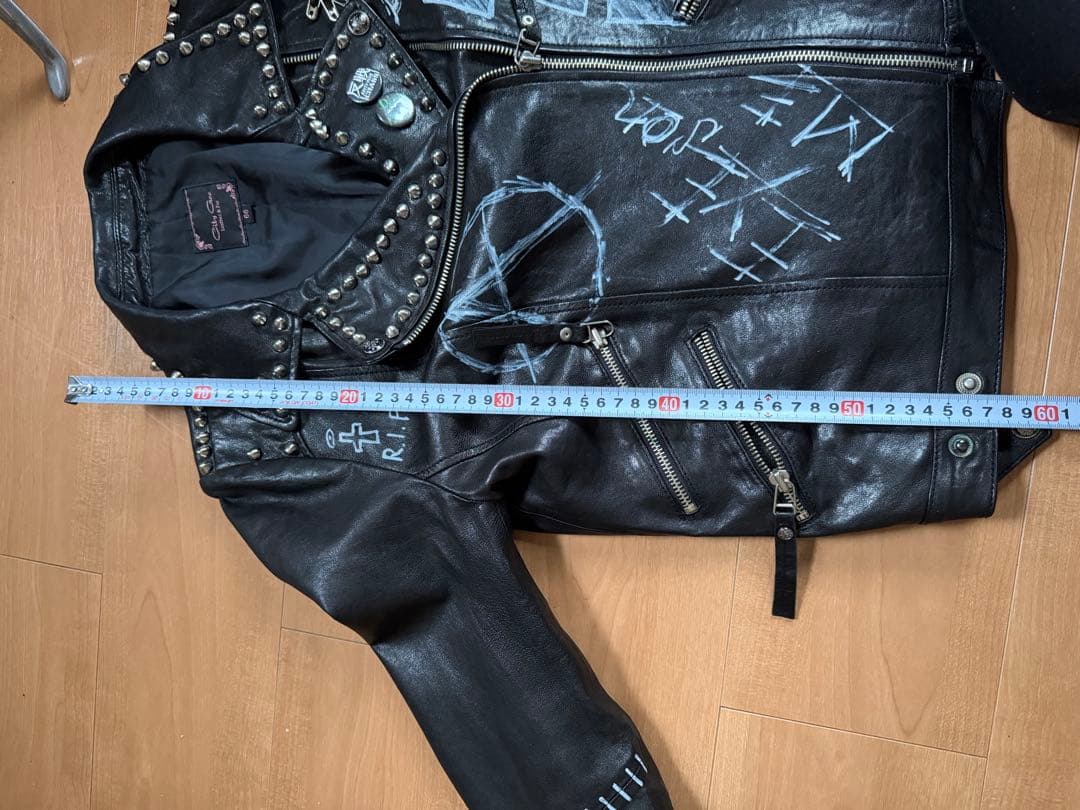 パンクジャケット　スタッズ　ロック