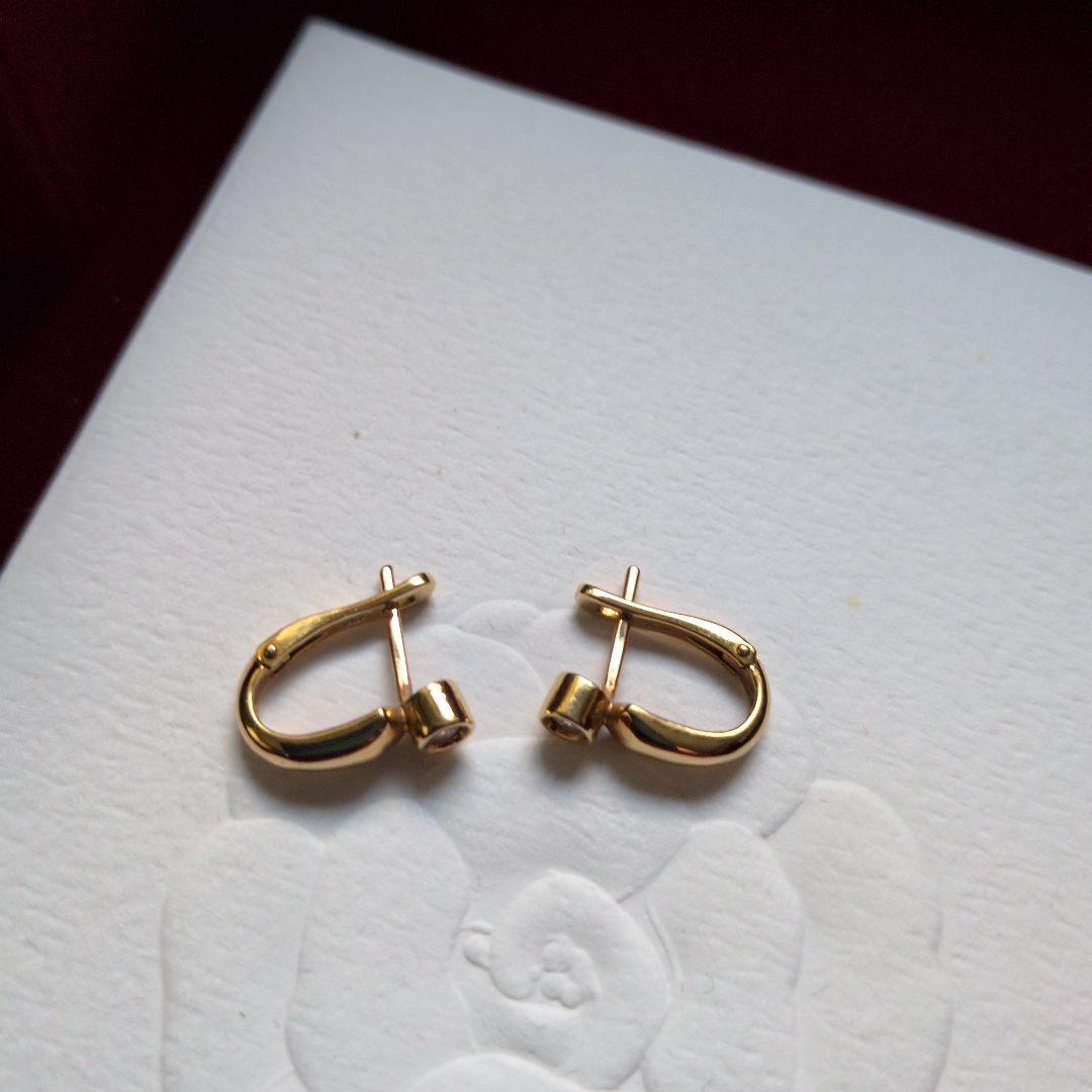 K18ダイヤピアス