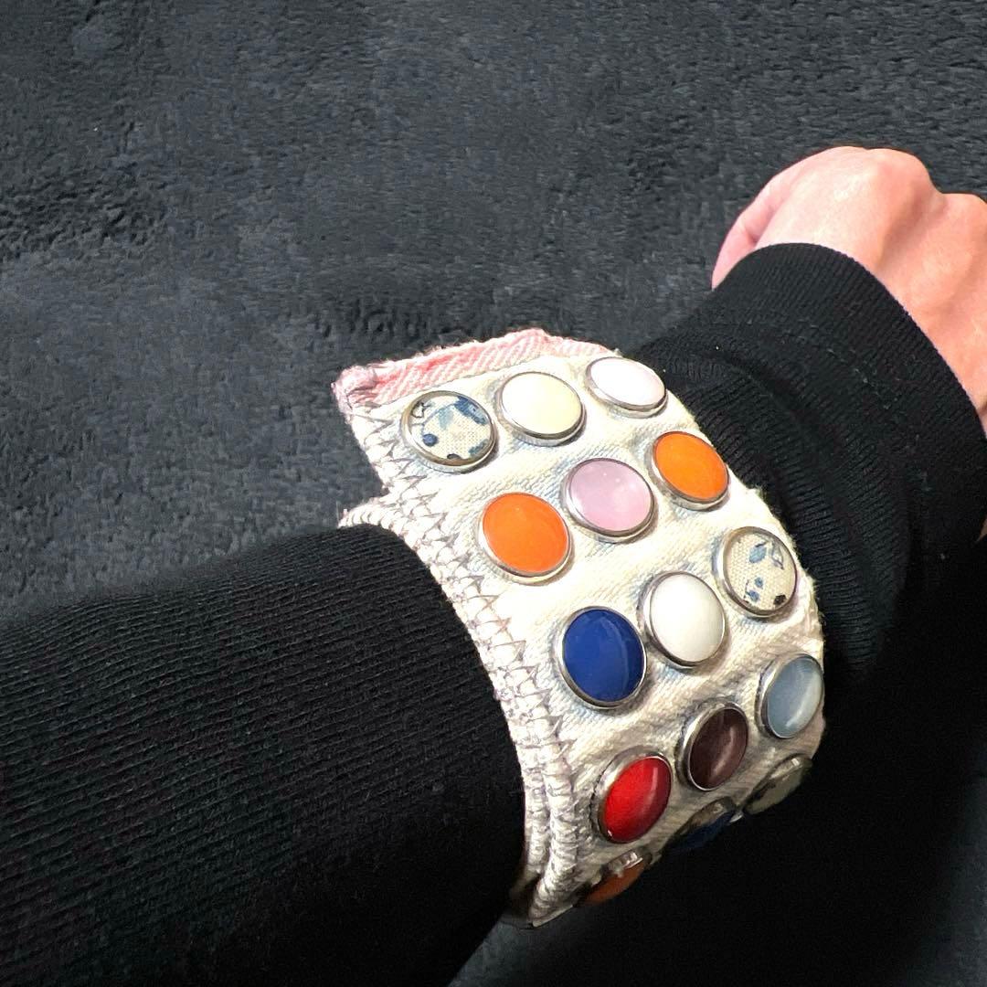 KAPITAL ブレスレット リストバンド デニム