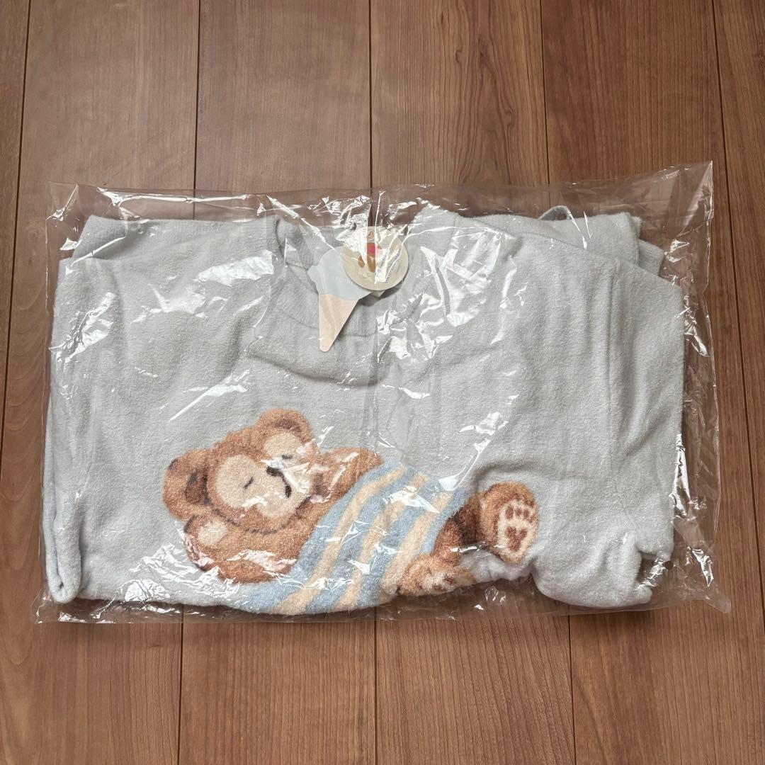 ダッフィー　ジェラピケ　ルームウェア　M-Lサイズ　ブルー