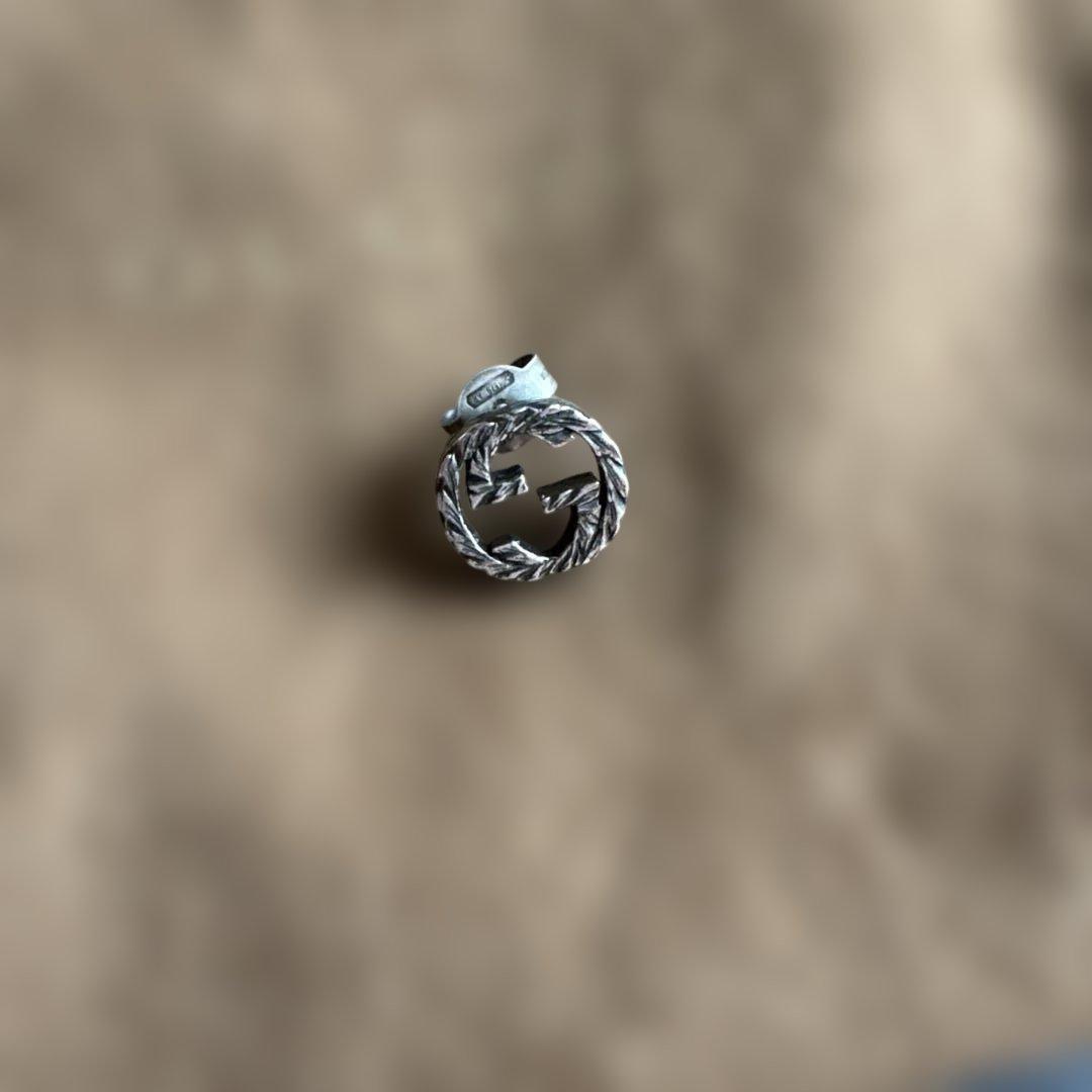 Gucci シルバー925 リーフモチーフ ピアス(片耳用)