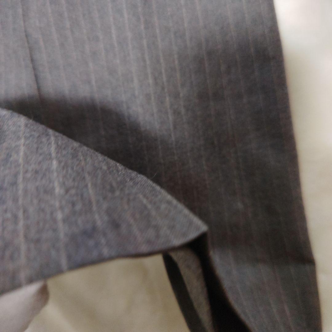 【オシャレ☆NEWYORKER】グレー　セットアップ　ストライプスーツ　15