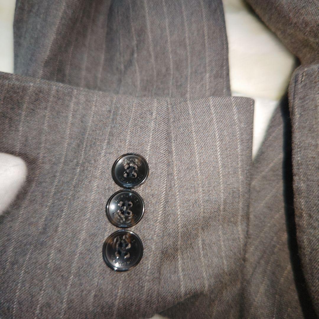 【オシャレ☆NEWYORKER】グレー　セットアップ　ストライプスーツ　15
