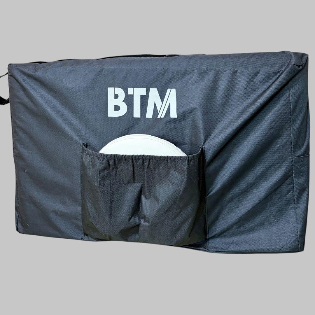 BTM 折りたたみ マッサージベッド コンパクト ホワイト エステ