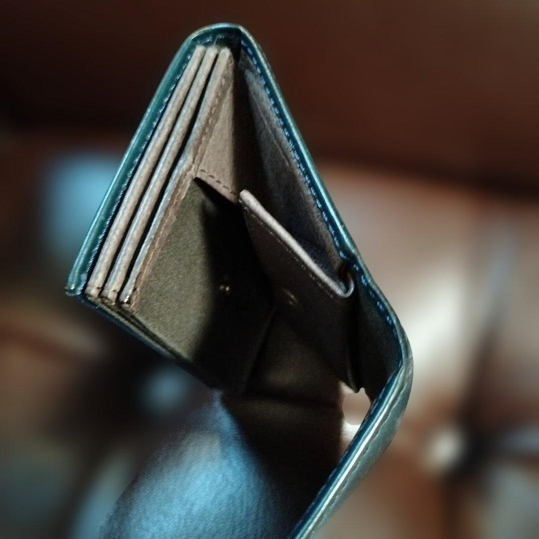 N*u様 エムピウ　m+ millefoglieⅡ ミッレフォッリエ　財布　ブル