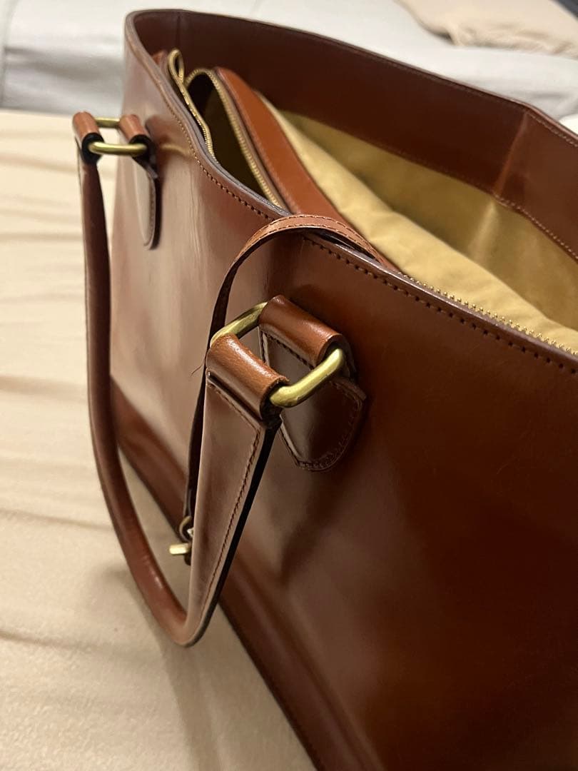 即購入大歓迎！お値下げ！GANZO ブライドルレザートートバッグ