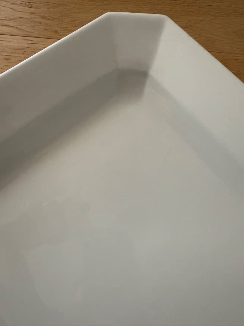 フランス　ベルギー　アンティーク　スクエア　レクタングル　隅切り皿