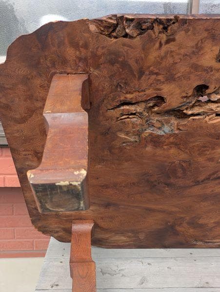 Y【ビンテージ】屋久杉？ テーブル 座卓 天然木 一枚板 ちゃぶ台 インテリア