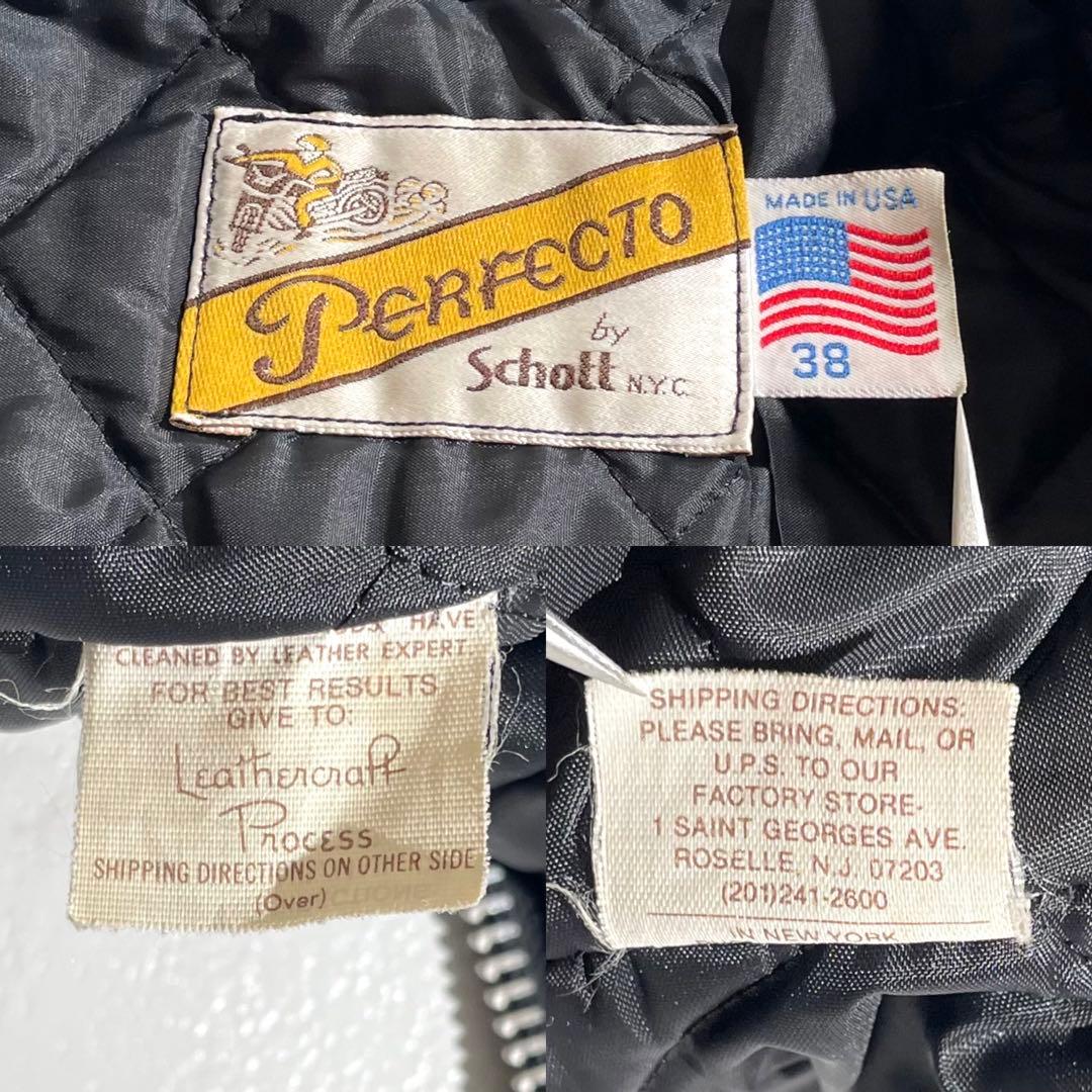 sunn様　Schott ショット　Perfccto レザージャケット　618