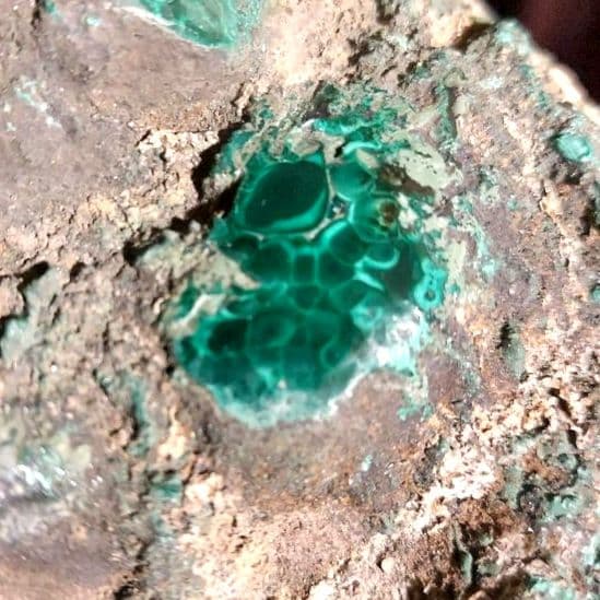 大きなマラカイト原石！ 1㌔超え 部分磨き 96