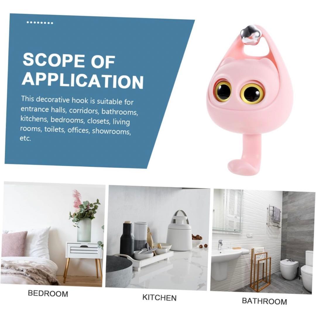 【✨1セットのみ✨】インテリア　フック　かわいい　猫　キーホルダー　バッグ