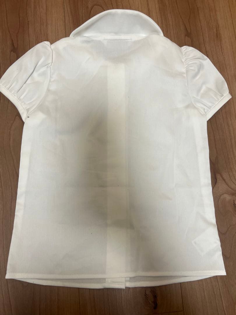 ファミリア紺お受験ワンピース80 90ブラウスセット 幼稚園受験 家族写真