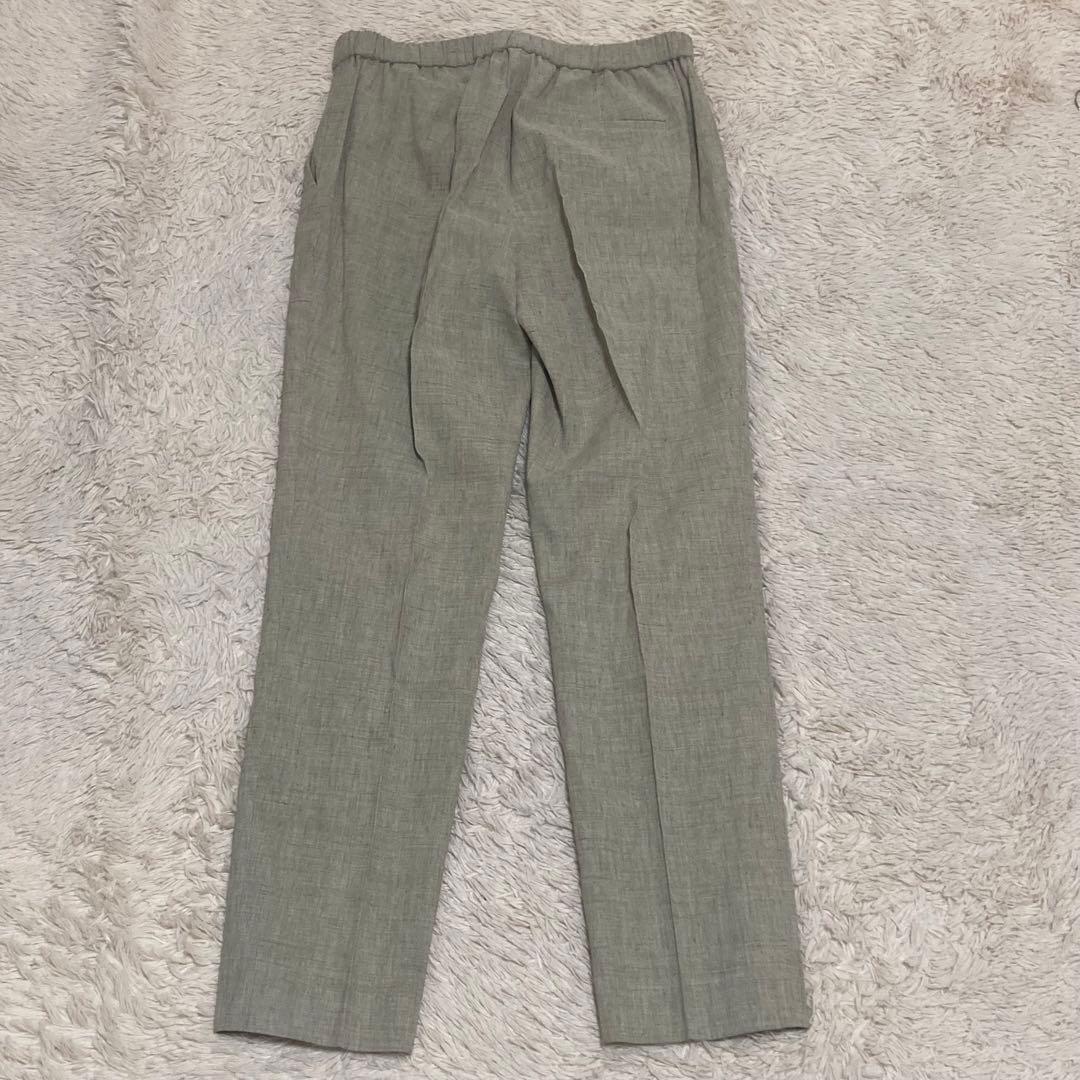 theory リネン コットン ノーカラージャケット パンツ