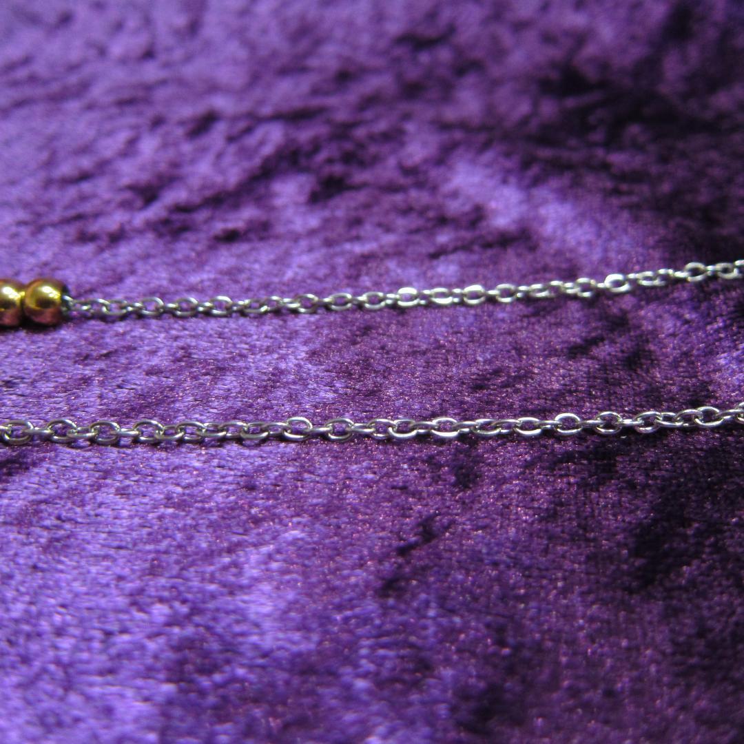 098金爪金縄フェザー、ホワイトハーツ、ターコイズ、バッファローボーンネックレス