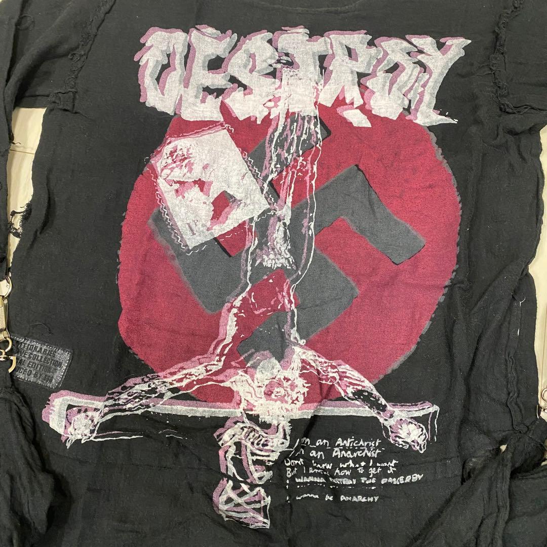 セディショナリーズ DESTROY ガーゼシャツ 日本製 666