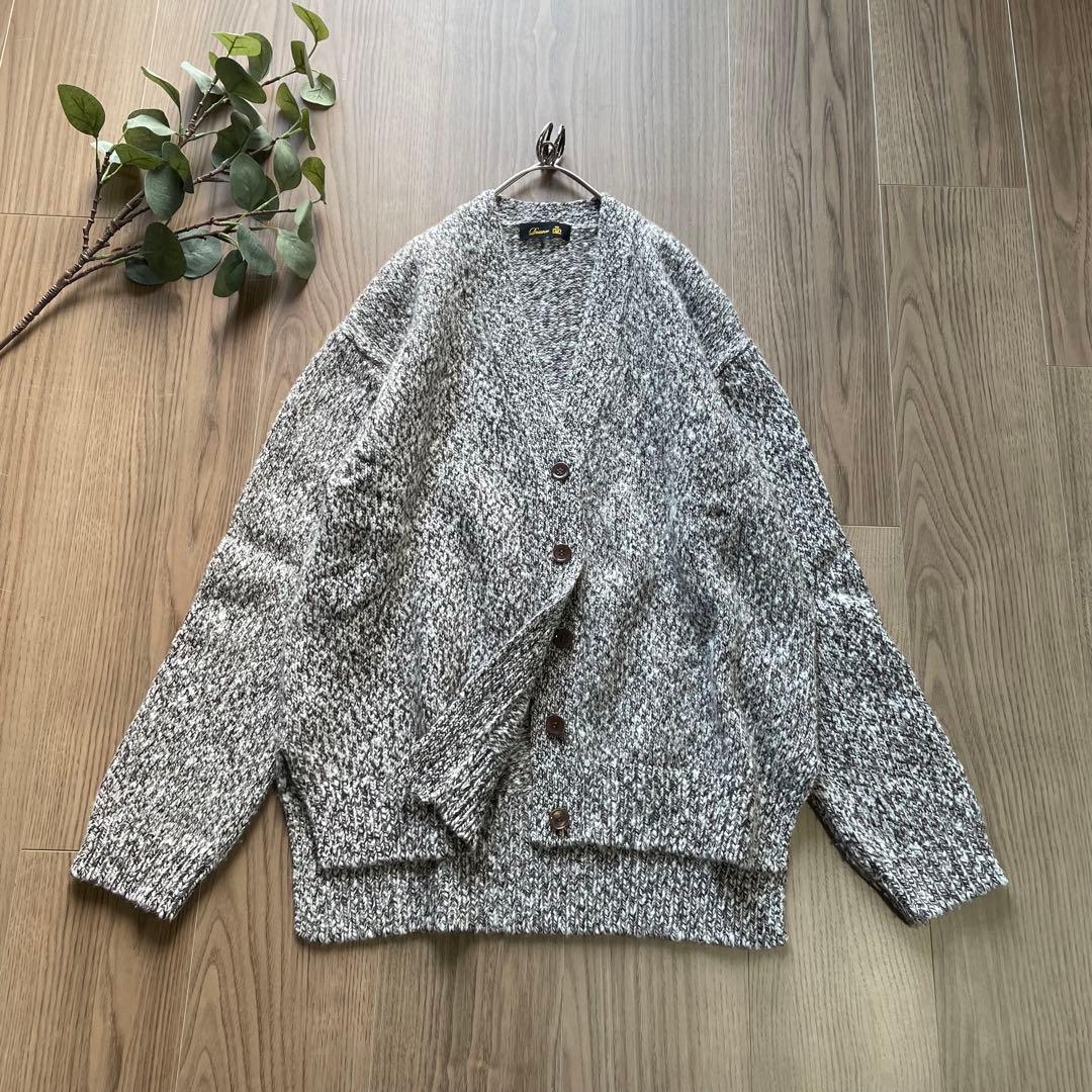 ＜Drawer（ドゥロワー）＞ 5Gウールカシミヤ天竺編みVネックカーディガン