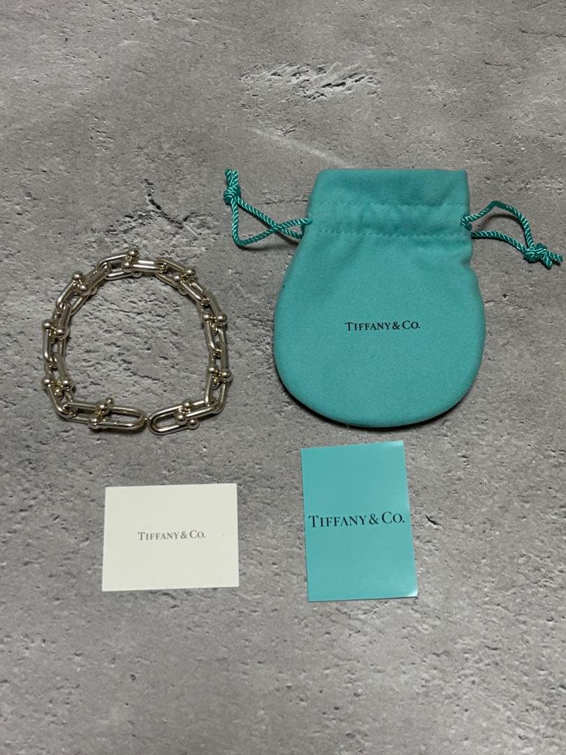 ティファニー ハードウェア ラージリンクシルバーブレスレット※最終価格
