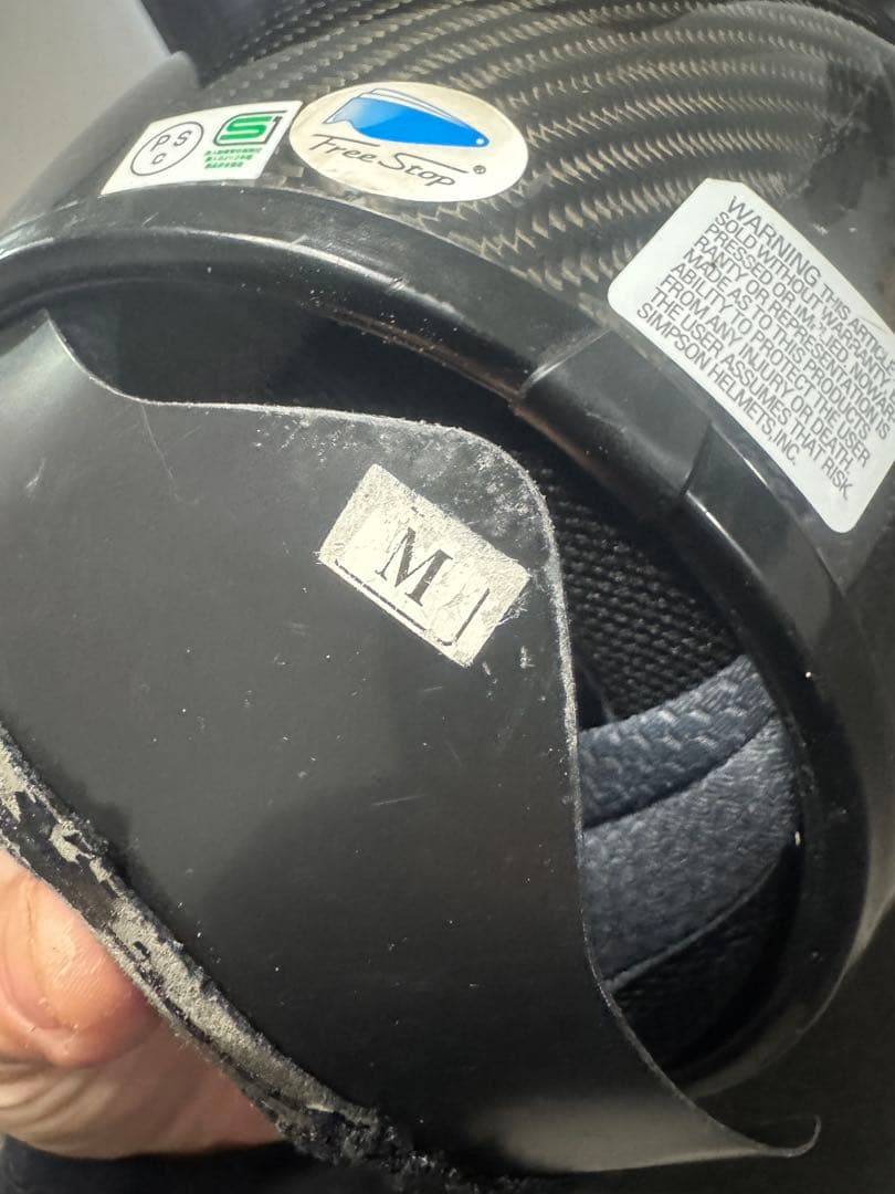 M*中様 SIMSON カーボンファイバー フルフェイスヘルメット