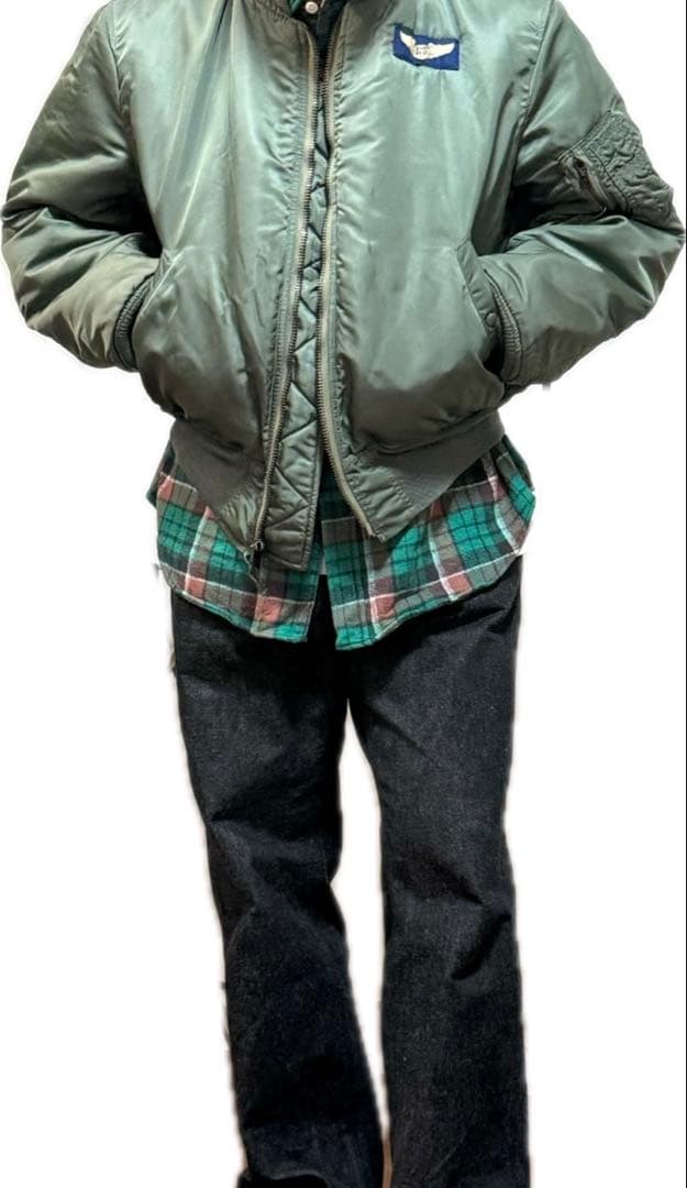 60s MA-1 実物 XL 1967年製 MIL-J-8279D オリジナル