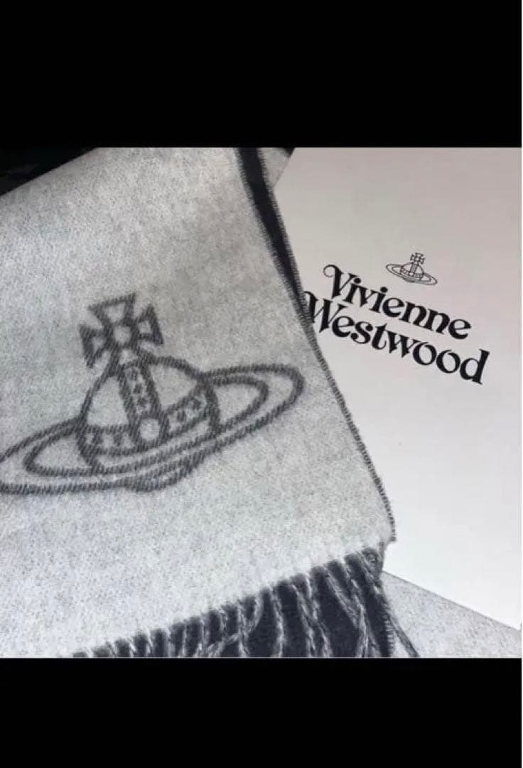Vivienne Westwood 宇宙船ロゴ マフラー