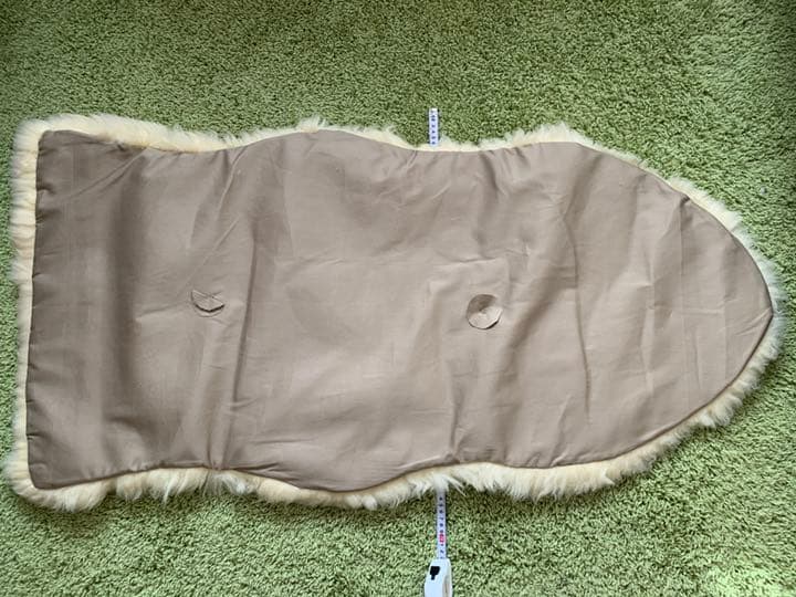 ムートン　マット　羊毛本皮