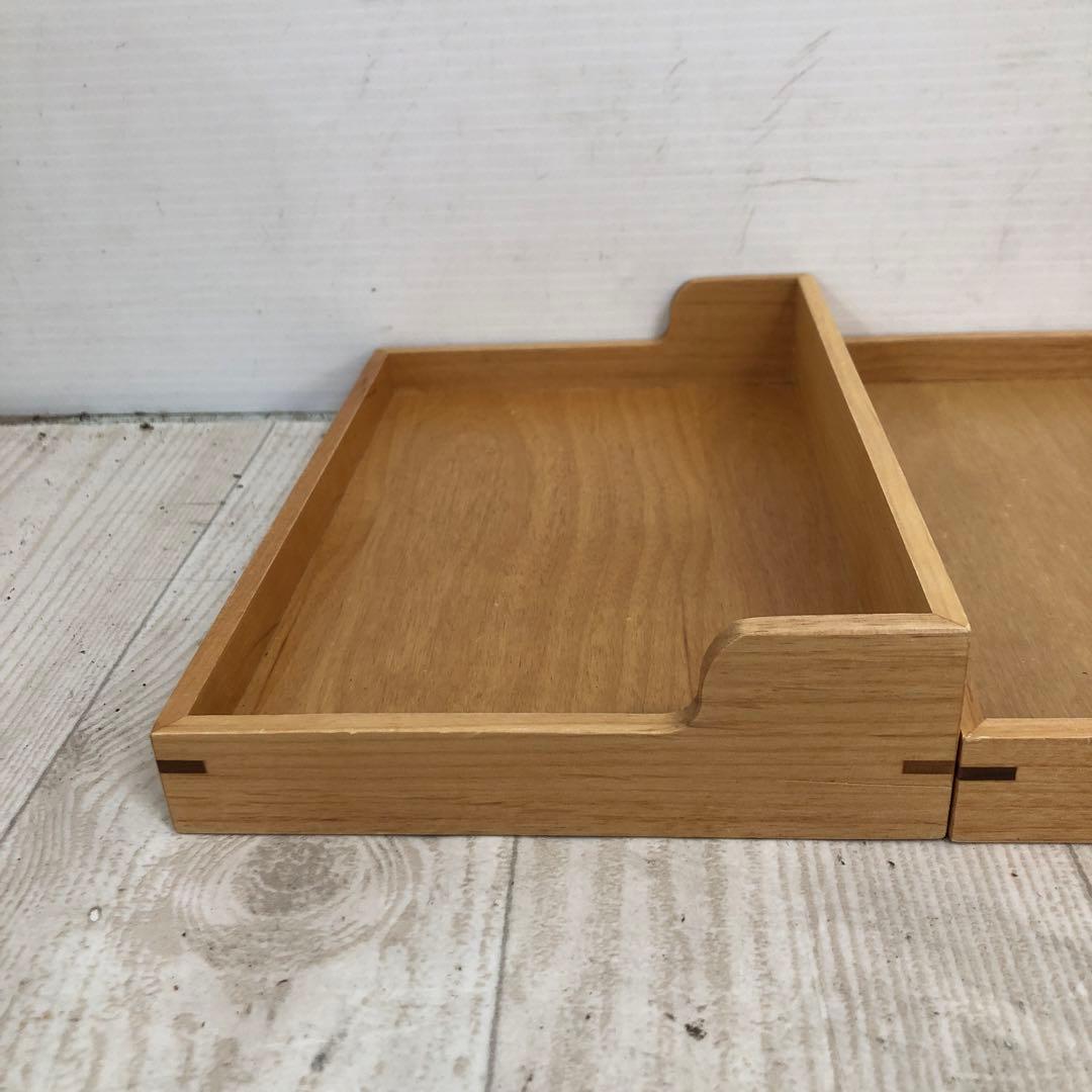 アルダー　アメニティボックス　木製トレイ 3個セット ホテル　旅館