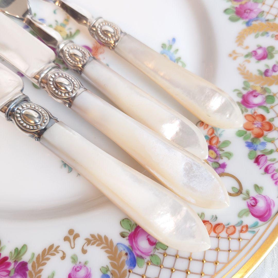 白蝶貝　カトラリーセット　マザーオブパール　ナイフ　フォーク