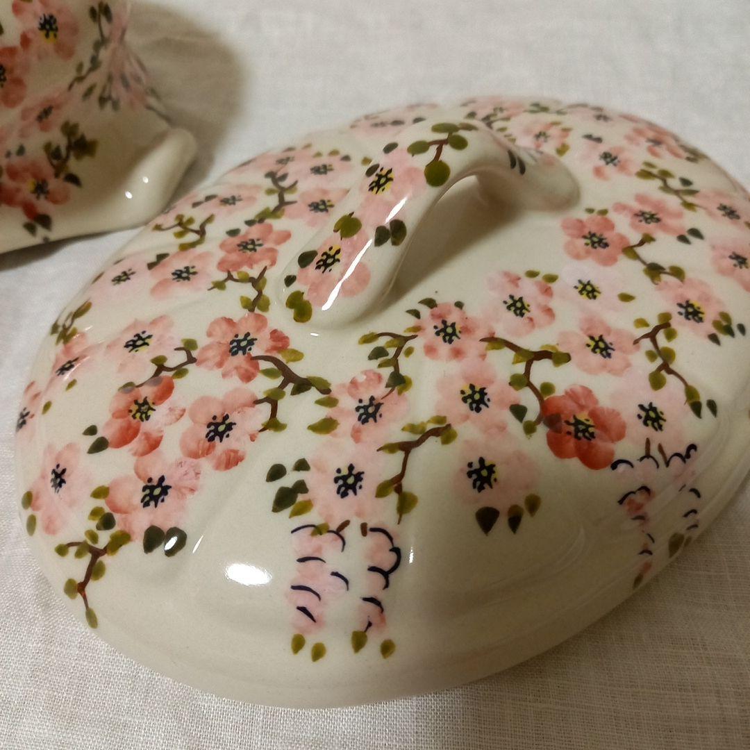 新品　ポーリッシュポタリー　ミレナ　桜柄　チュリーン