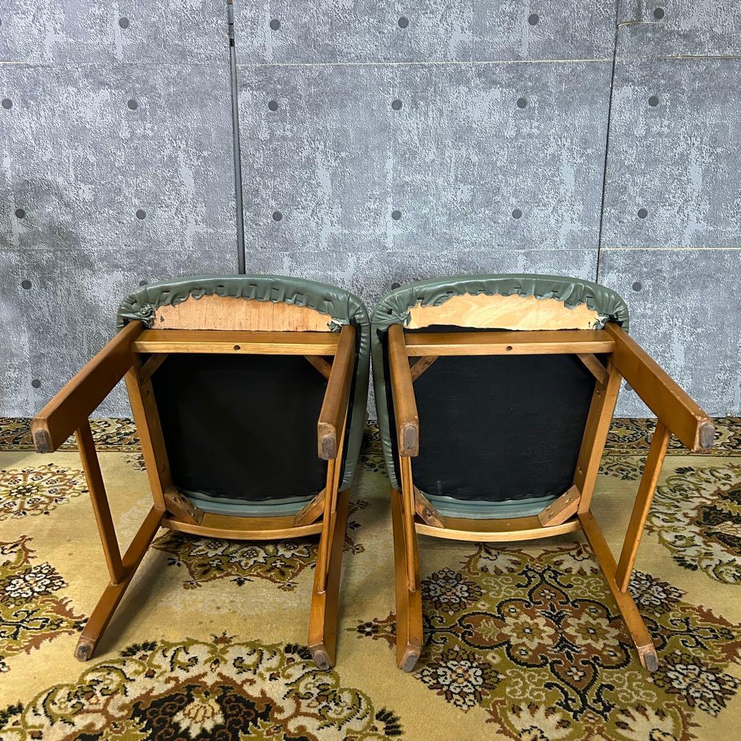 ꧁家具꧂レザーダイニングチェア4脚 食卓椅子 いす イス レザー 革 合成皮革