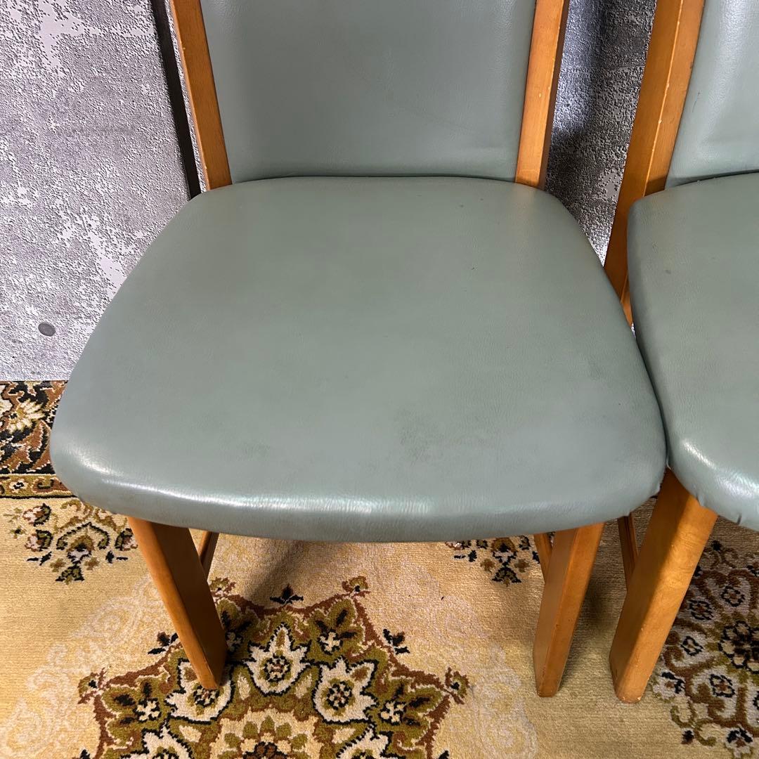 ꧁家具꧂レザーダイニングチェア4脚 食卓椅子 いす イス レザー 革 合成皮革