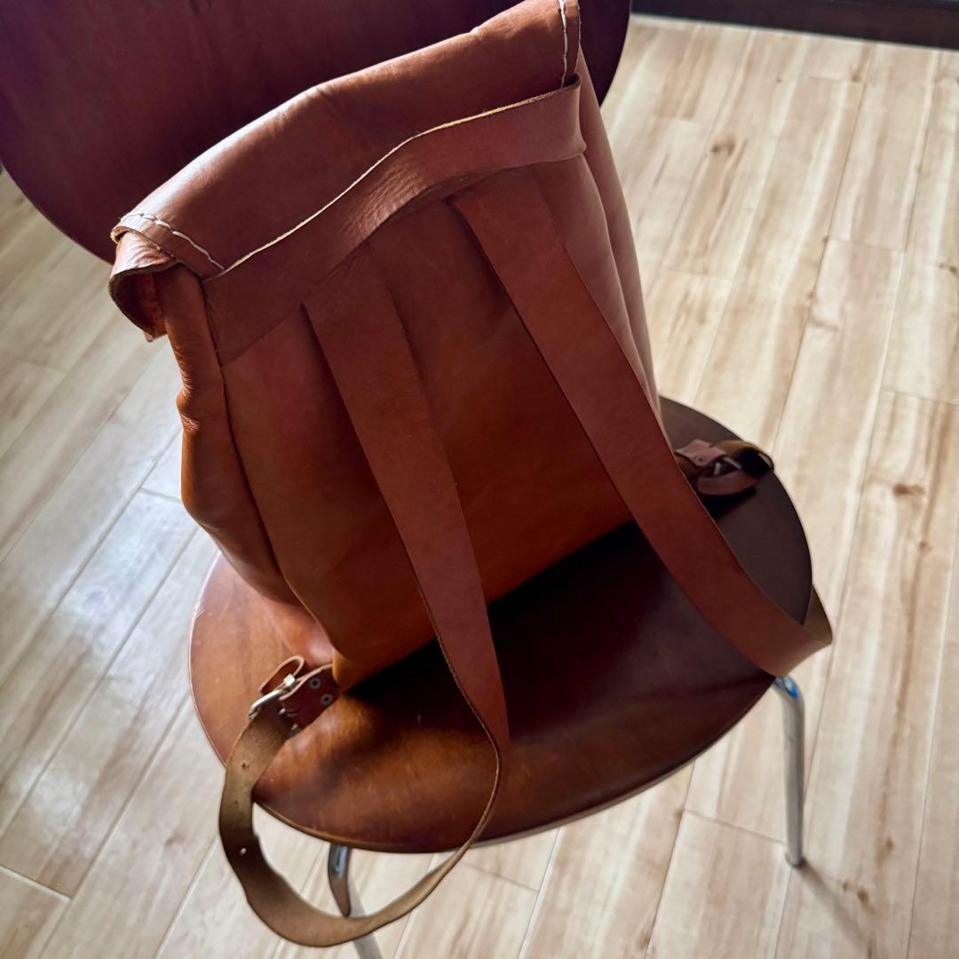 TREK 本革 レザー リュック バックパック ブラウン ヴィンテージ