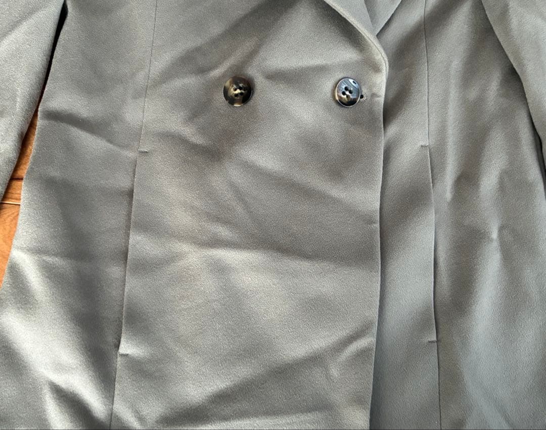 新品　23区　20周年限定コート　ロロピアーナ生地　グレージュ　M