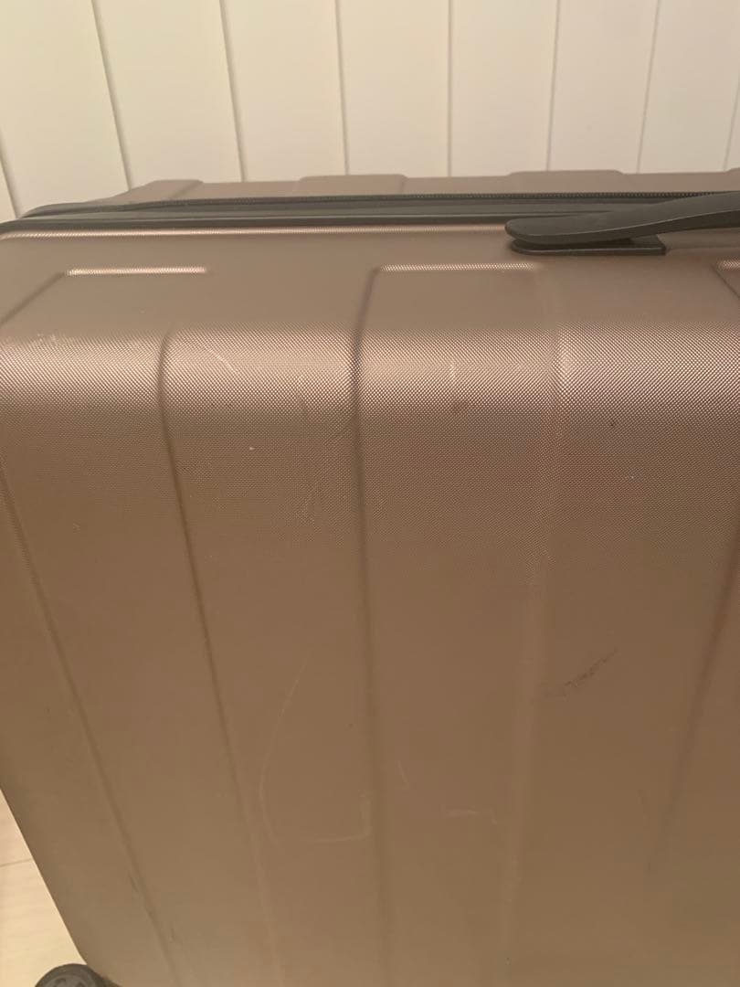 無印　キャリーケース 104L 大容量　大きい　ゴールドベージュ　海外　旅行