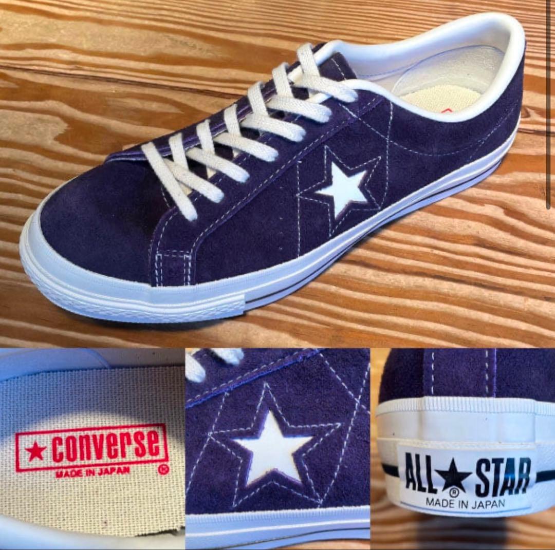 靴 CONVERSE / ONE STAR J SUEDE / PURPLE