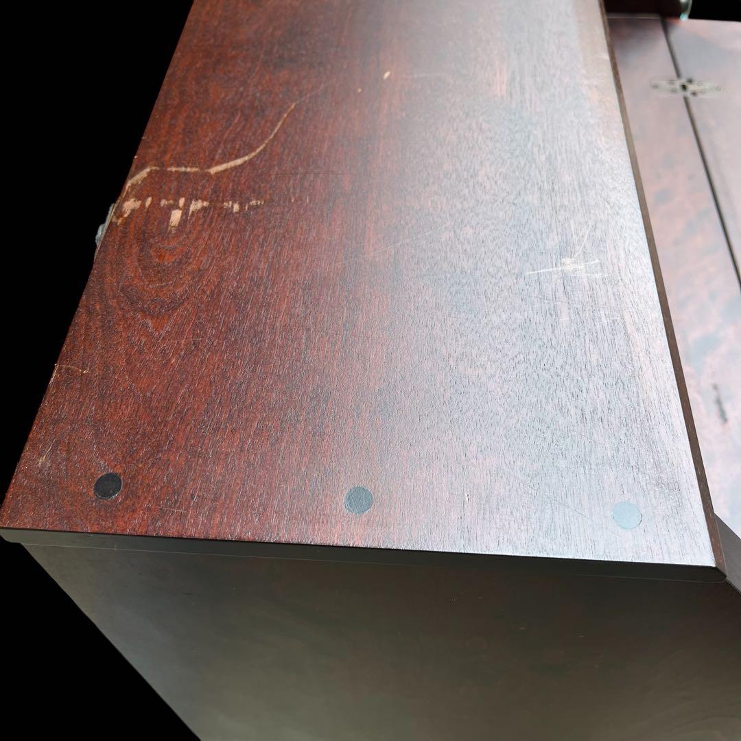 ●北海道民芸家具 ライティングビューロ 書斎 机 収納 和モダン 和家具 樺材