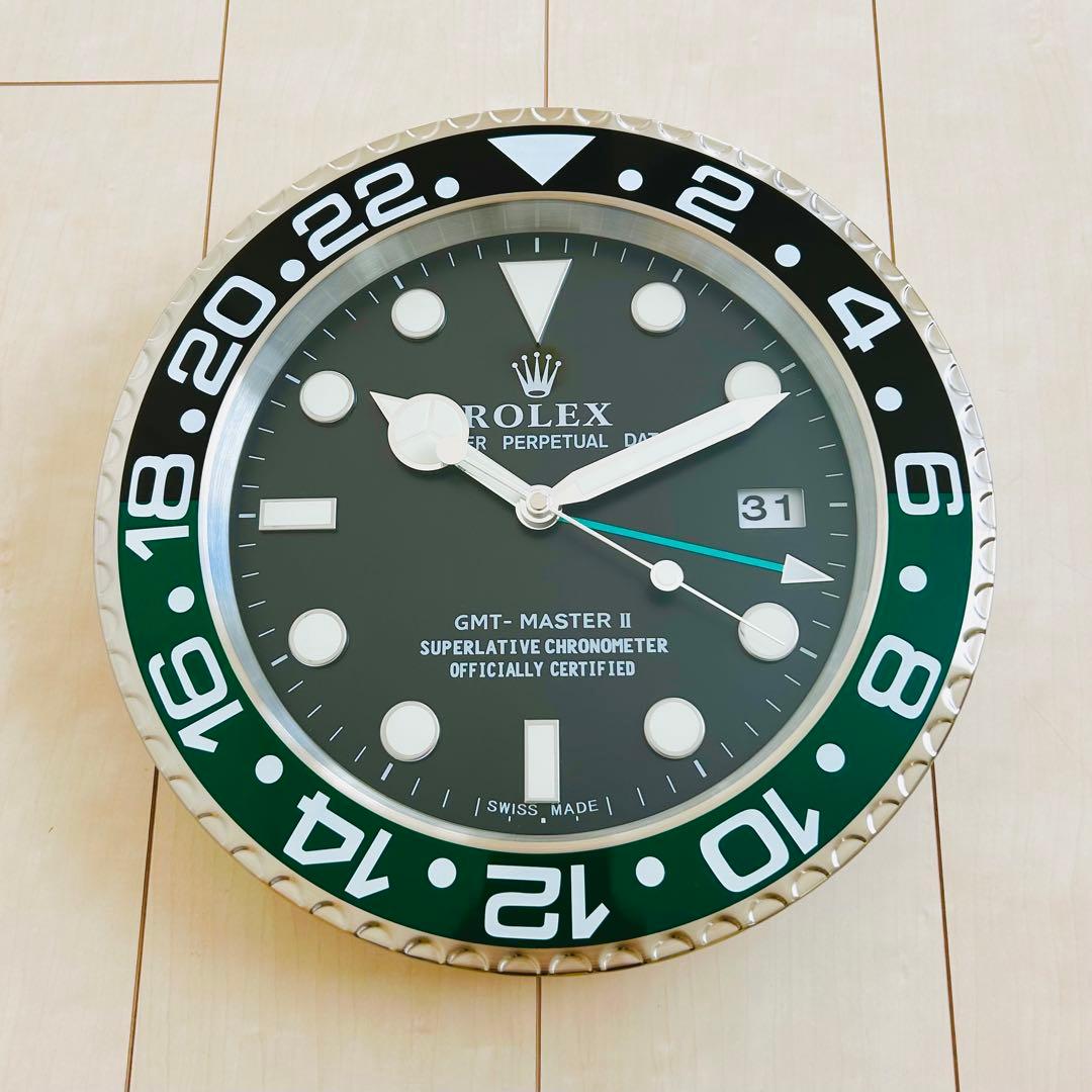 ロレックス販促品 GMTマスターⅡ 《スプライト 》掛け時計 新品未使用