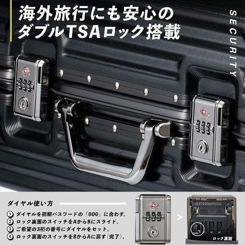 【新品】 スーツケース キャリーケース TSAロック 耐衝撃 ダブルキャスター
