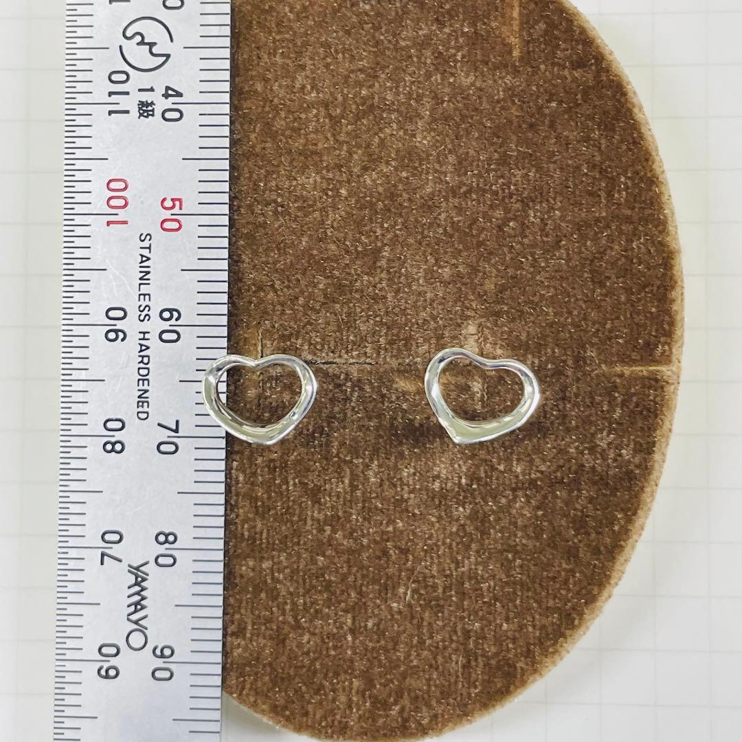 Tiffany&Co. シルバーピアス オープンハート エルサペレッティ