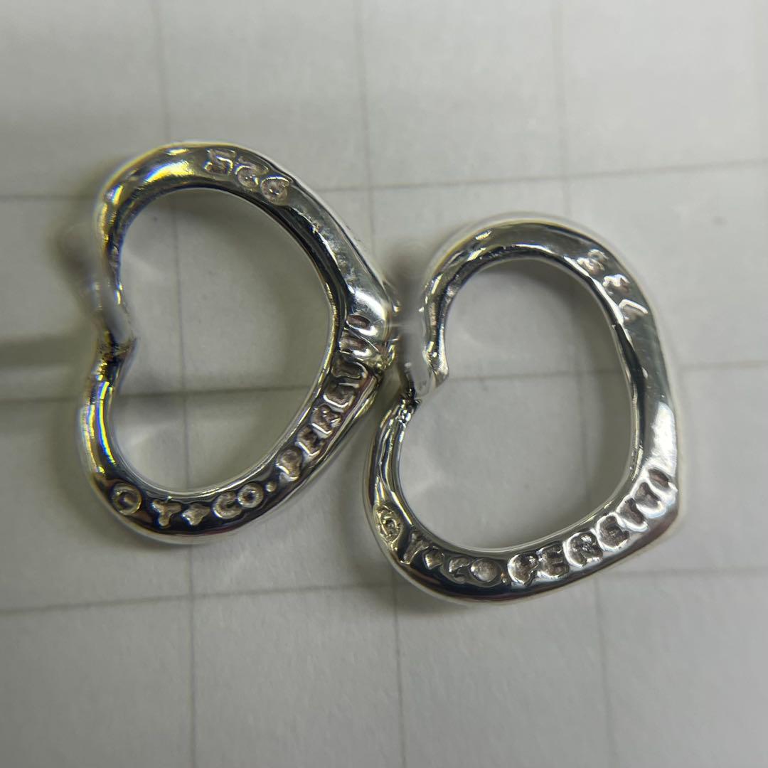 Tiffany&Co. シルバーピアス オープンハート エルサペレッティ