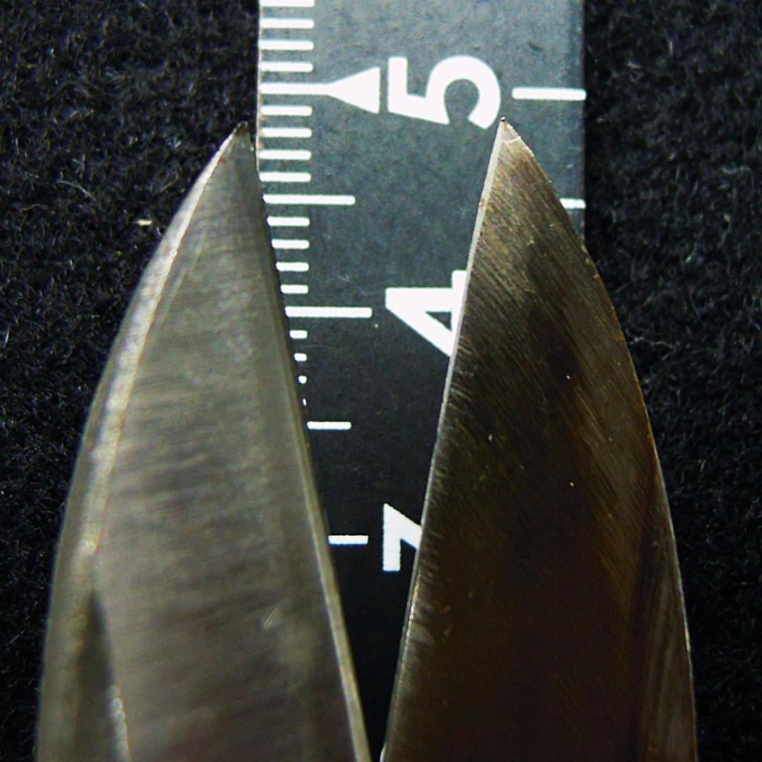 茶*爺様 安重打刃物店 別打 総火造 大久保鋏 無銘 未使用 新店舗移転時の整理