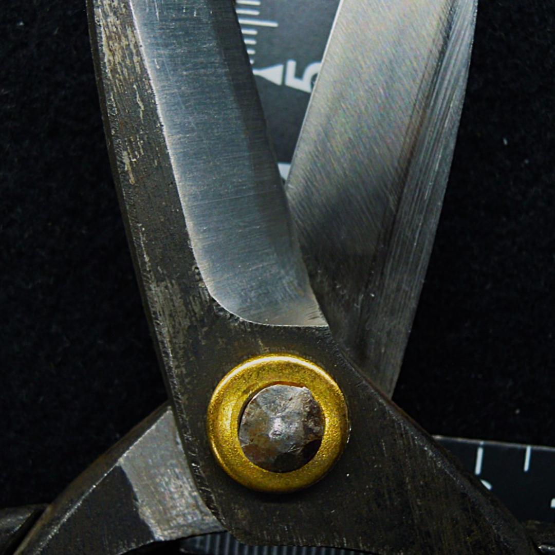 茶*爺様 安重打刃物店 別打 総火造 大久保鋏 無銘 未使用 新店舗移転時の整理