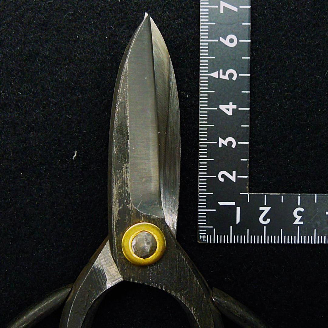 茶*爺様 安重打刃物店 別打 総火造 大久保鋏 無銘 未使用 新店舗移転時の整理